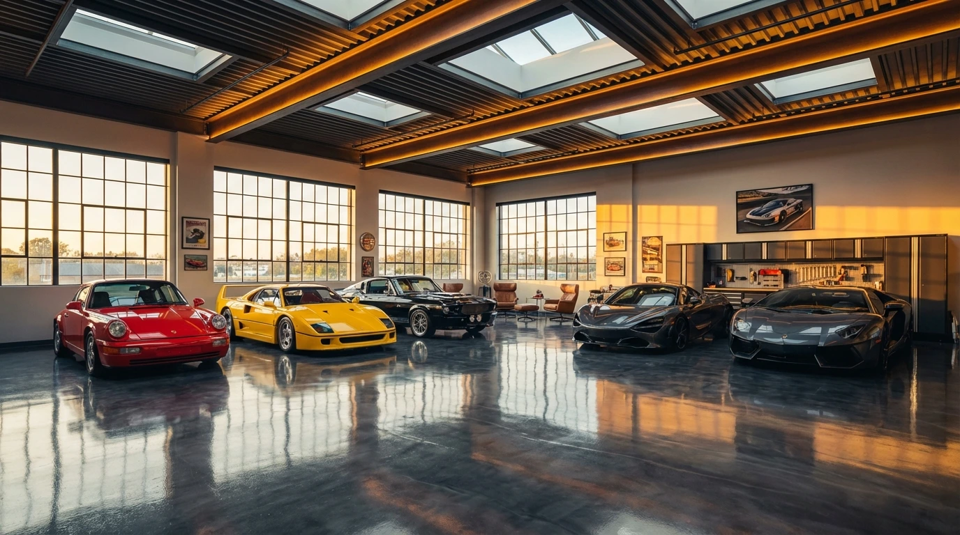 Large garage condominium unit — 1,800 SF